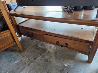 Free coffee table  and TV if you want it