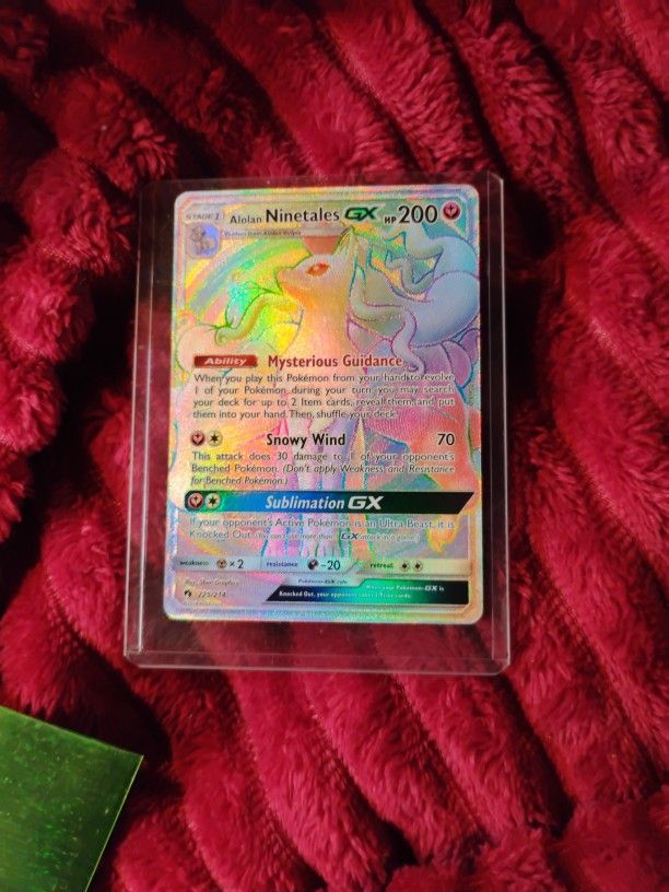 Pokemon Ninetales 225/214 Secret Rare Mint Condition!
