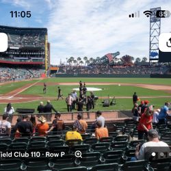 2 Tickets - SF Giants Game For This Sunday,  5/4 (Oracle park)