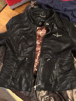 Leather size large