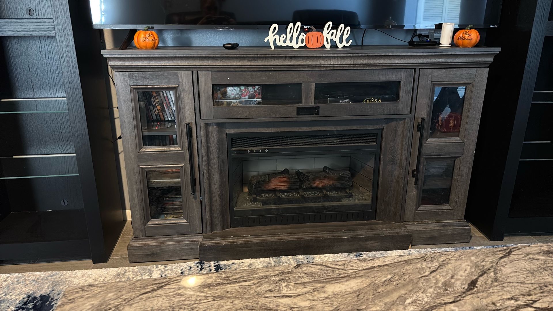 Tv Stand With Fireplace