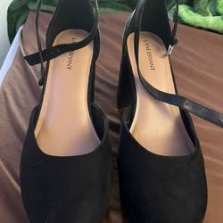 Lane Bryant Dream Cloud Closed-Toe Platform Block Heel size 11W