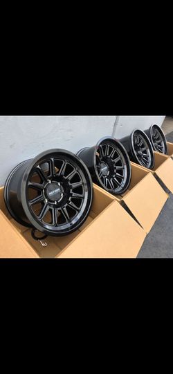 17" METHOD rims 17x9 -38 offset