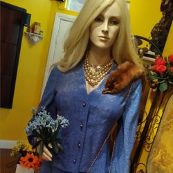 Susan Small Casual Vintage Sparkling Suit.