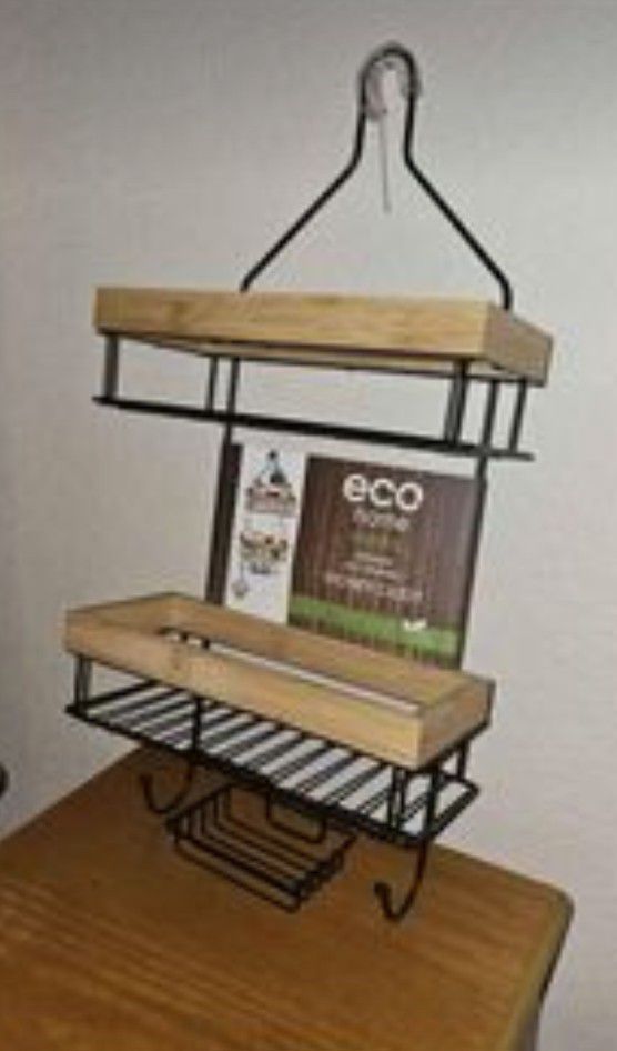 ECO Home Bamboo Shower Caddies - Two Styles available (see pictures) and both are new.
 ECO Home Bamboo Shower Caddies - Two Styles available (see pic