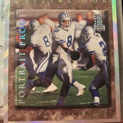 Troy Aikman 10x12 1997 Donruss Trading Cards 