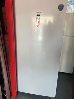 New Freezer and Fridge MIDEA 2in1 Working perfect with warranty delivery available Dimension: W30” D29” H66”