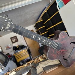 Kids Guitar With Amp 1960S Toy