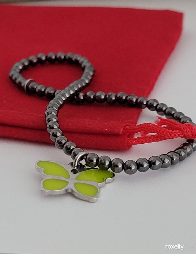 ❤️925 Lovely Sterling Silver with 1 Butterfly Bracelet!/ Pulsera de Plata Esterlina con 1 Mariposa! 👌🎁Post Tags: Bracelet silver
