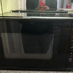 Black microwave 