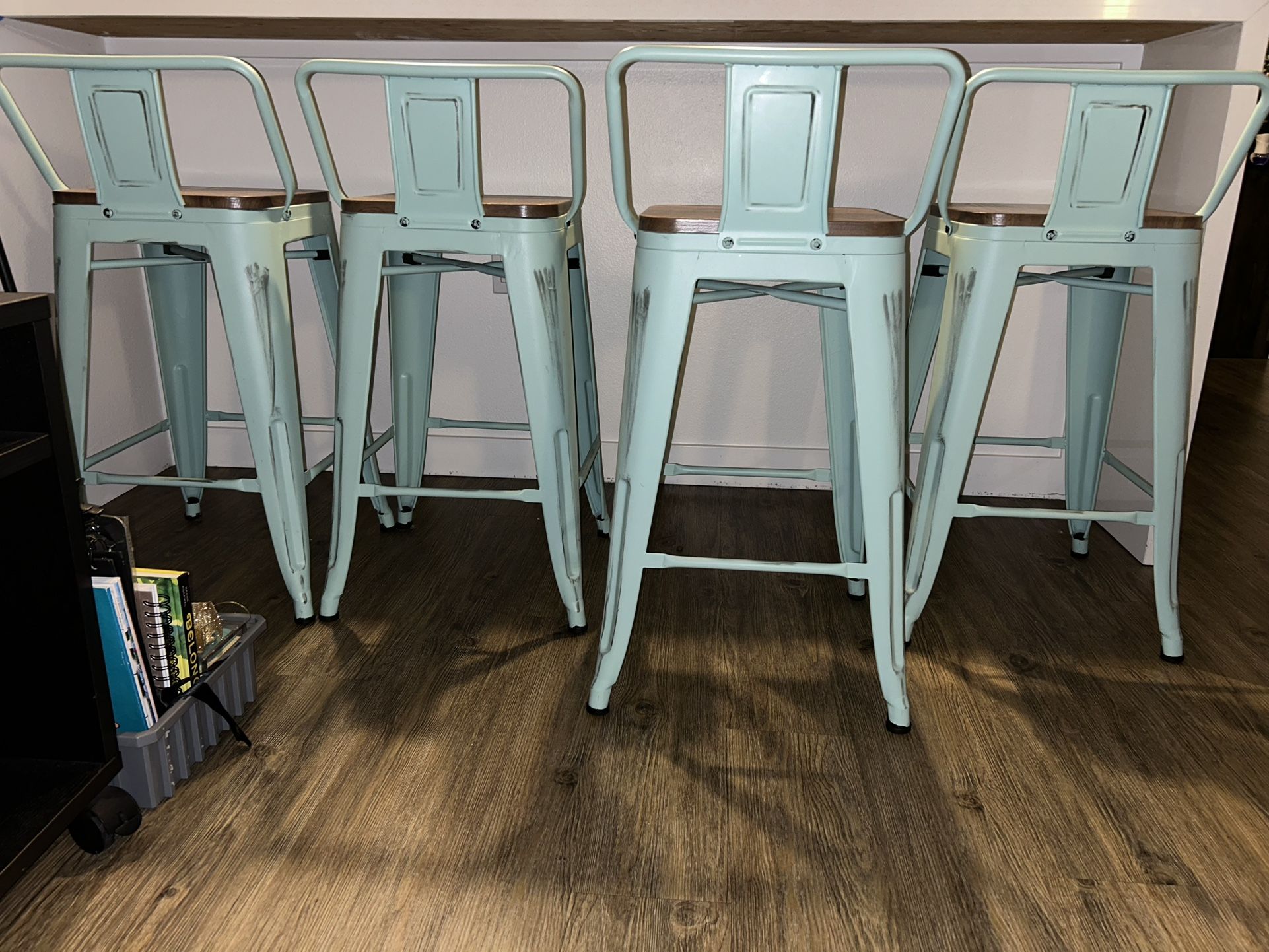 Barstools (4) Rustic Design 