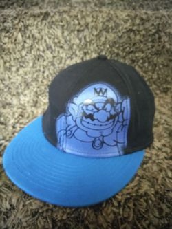 Nintendo Wario Corner Flex Flat Bill Brim Cap