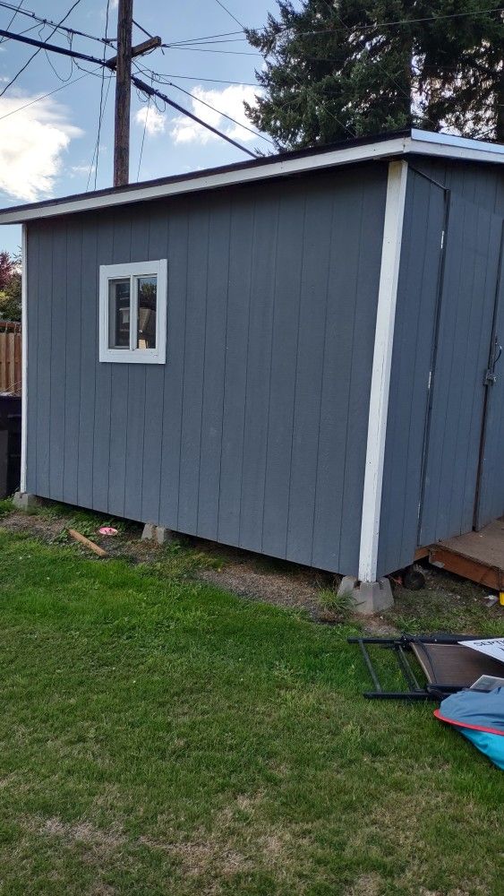 Blue 12x10 Shed For Sale