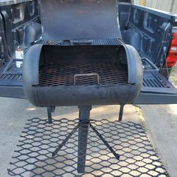 BBQ pit and hitch