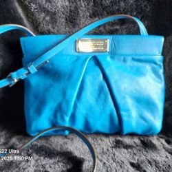 Beautiful Sky-Blue MARC JACOBS Purse Boho Bag