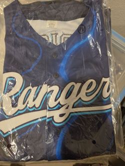 Texas Rangers solo leveling jersey size medium large and xl