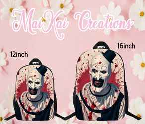 Terrifier  Custom backpack (READ DESCRIPTION)