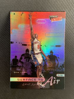 2000 Upper Deck Ultimate Victory Surface to Air Latrell Sprewell