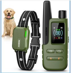 Dog Shock Collar - 4500FT Dog Training Collar with Remote, IPX8 Waterproof Electric Dog Collar with 4 Training Modes, Security Lock, Rechargeable eCol
