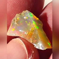 5.15ctw Loose Gemstone Untreated Ethiopian Fire Opal Rough LOT 02