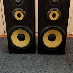 Sony SS-MB350H Tower Speakers – 120W – Clean Drivers – Great Sound – Grilles Included