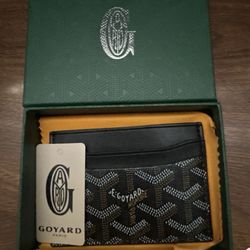 Black Goyard Wallet 
