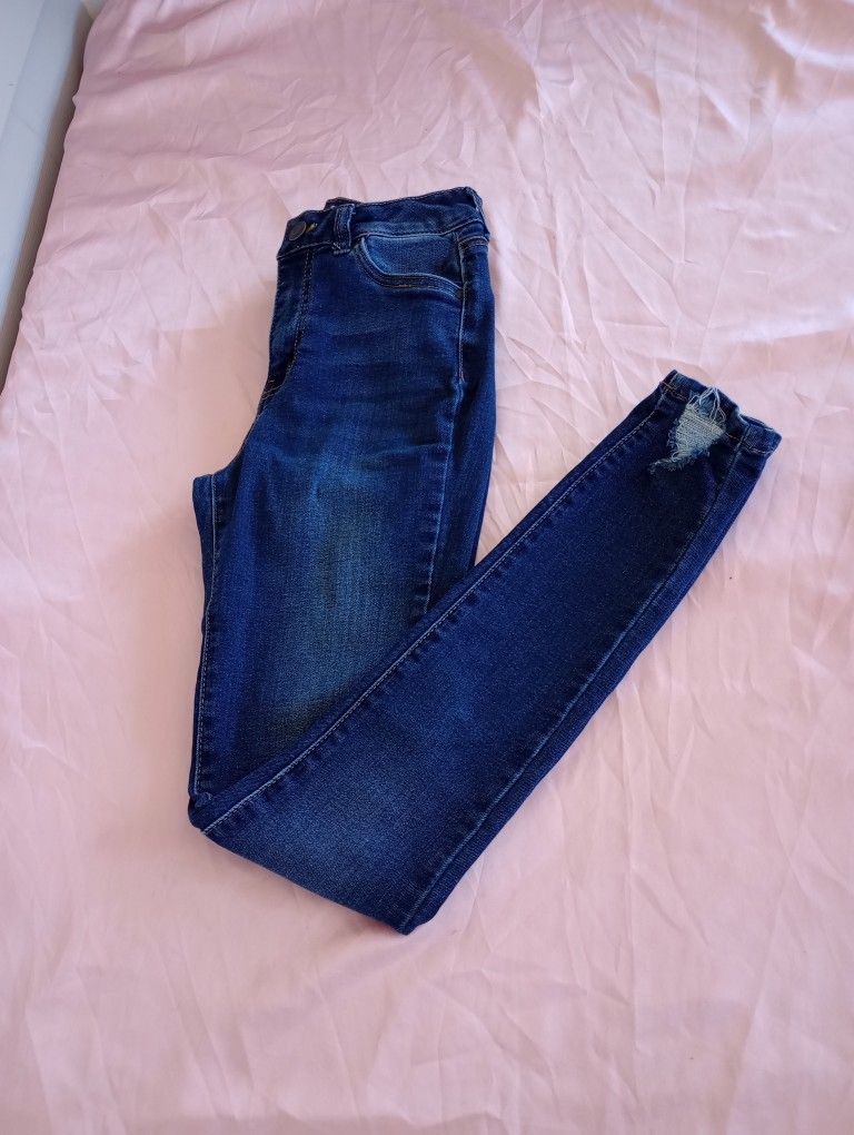 Refuge Miami High Rise Skinny Jeans Women's Jrs Size 1 Stretch Distressed