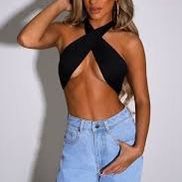 Black Wrap Top 