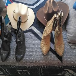 Cowboy Boots And Hats 