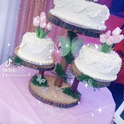 Wedding Wood Stand/ Cupcake Stand/ Cake Stand