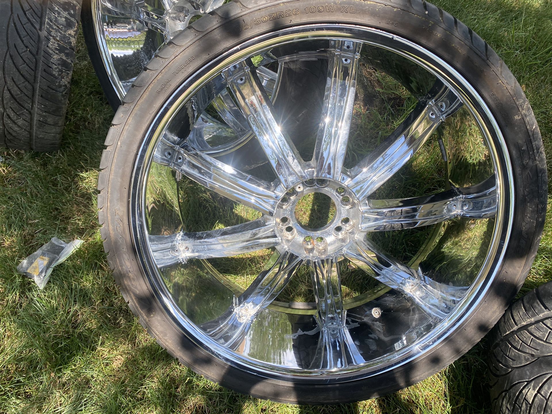 26 inch rims 6 lugs for chevys