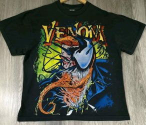 Vintage Style Resurreccion LIMITADA Venom Returns Double-Sided Graphic Tee XL #4