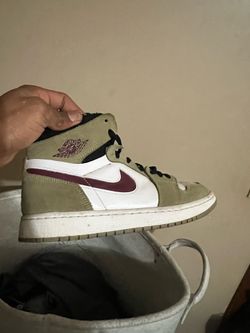 Red & green Jordan 1s