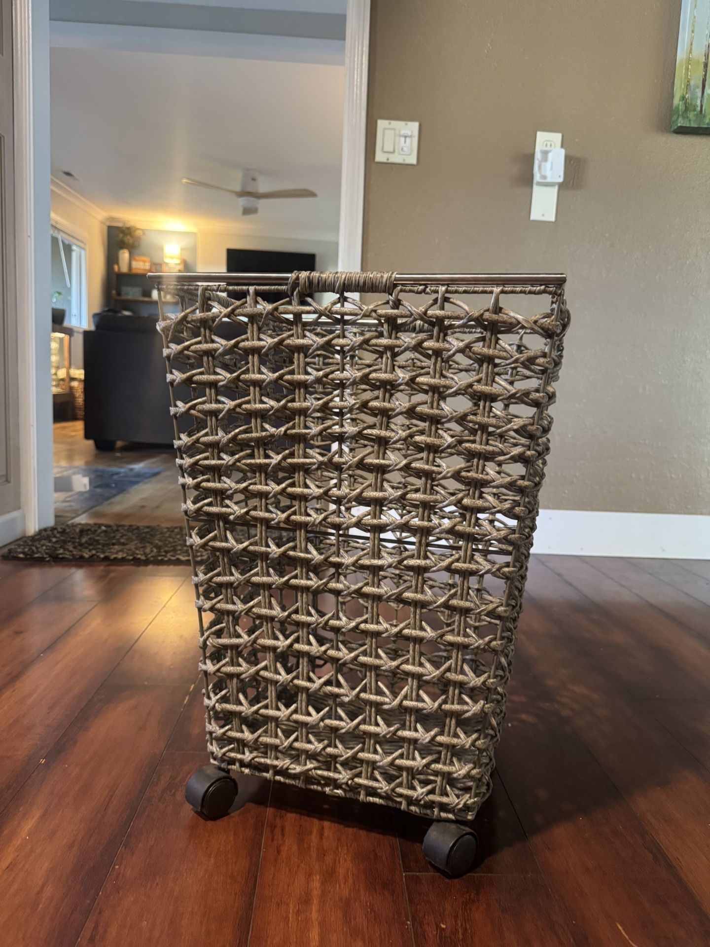 Laundry Basket With Wheels