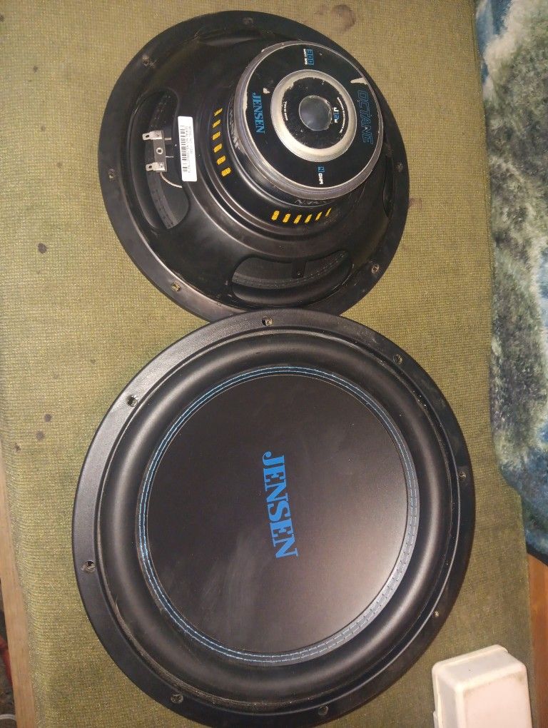 Jensen Car Subs Two 12-inch Speakers