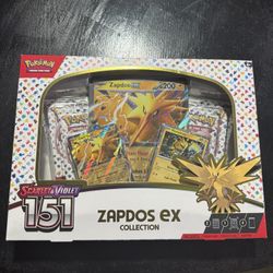 Pokemon Scarlet & Violet Zapdos Ex Collection Box