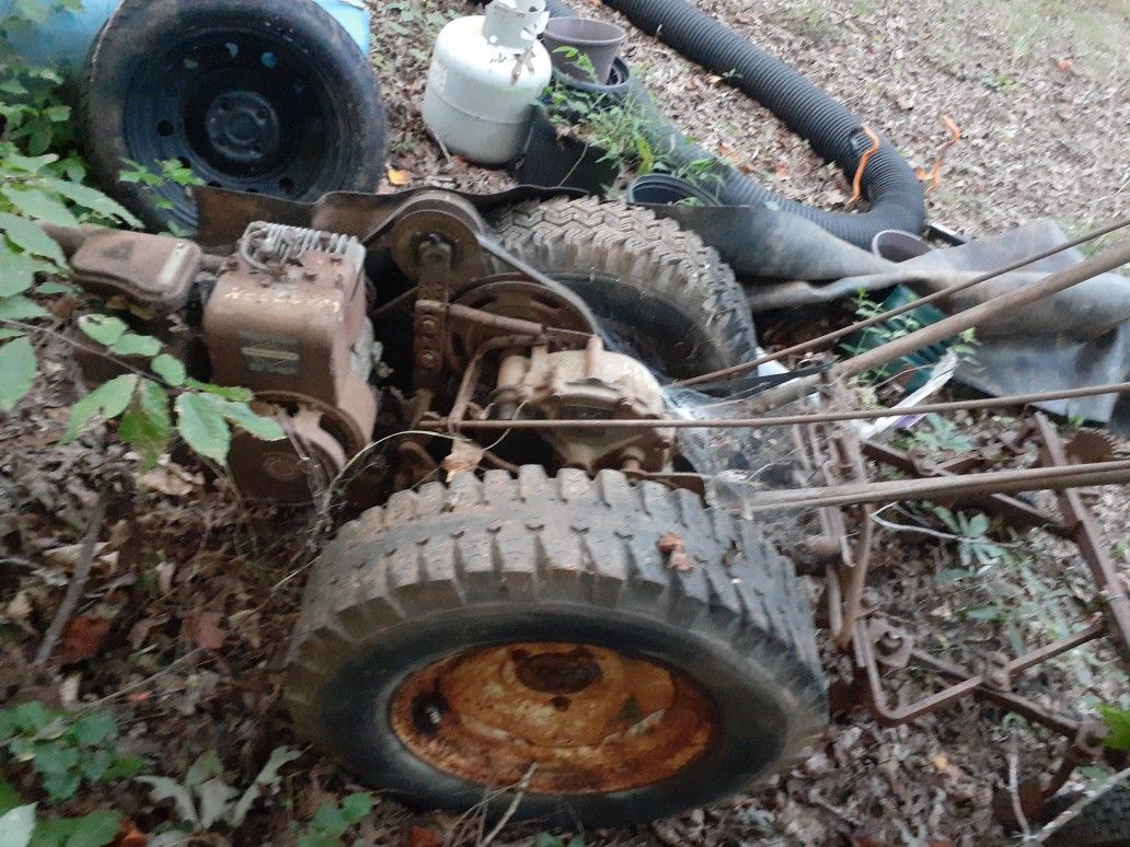 1940s 50s And A 1958 Super 575 David Bradley Twowheel Tractor Two Are