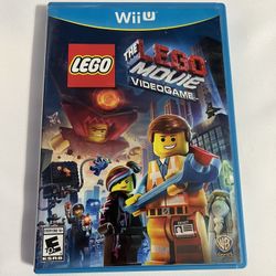 The LEGO Movie Videogame (Nintendo Wii U, 2014) Complete with Manual Tested