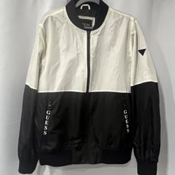 GUESS Los Angeles Jacket Mens Windbreaker Lightweight Classic Outdoor Size L