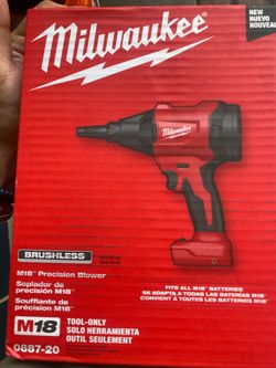 New Milwaukee M18 Precision Blower