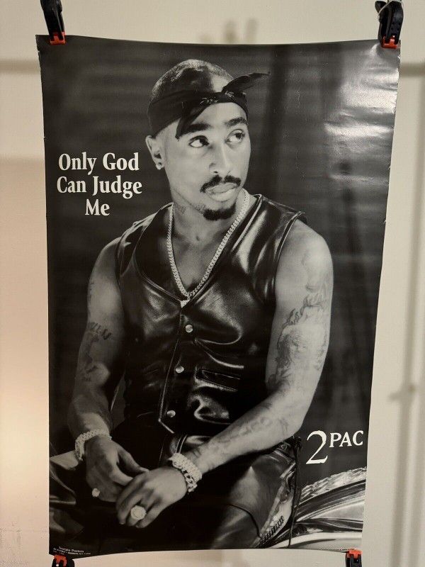 2Pac Poster! "Only God Can Judge Me" RARE! Scorpio Poster! Good Condition! #233