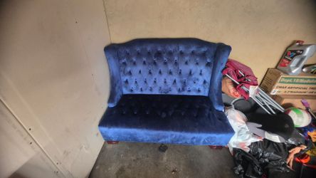 Blue couch