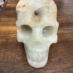 Amazonite Carved Crystal Skull
