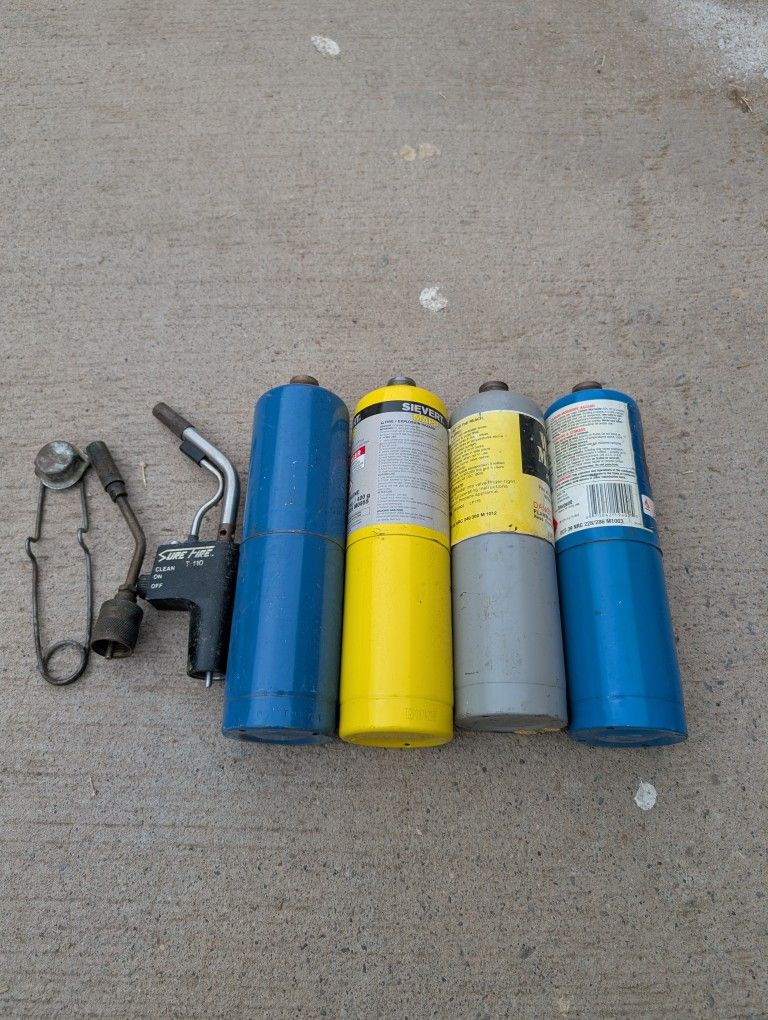 4 Propane/Matt Torch Bottles