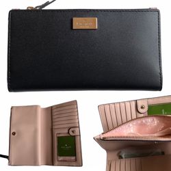KATE SPADE Braylon Putnam Drive Black/Dolce Wallet