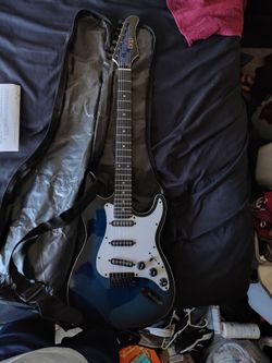 BCP Electric Guitar Bundle w/ Amp, Gig Bag & Strap