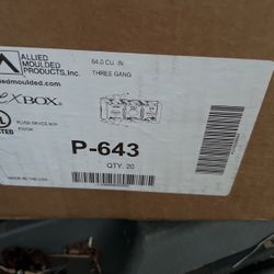 FlexBox Triple Gang Box Case of 20