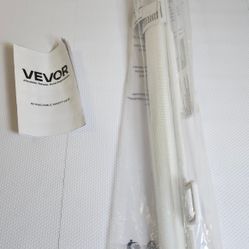 Open Box Vevor White Retractable Safety Gate ,Missing Hardware but easy to buy and Cheap On Amazon for around $9