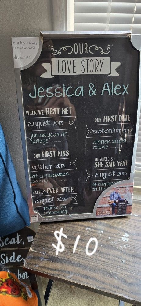 Our Love Story Sign