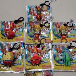 Spongebob Figure Bag Clips